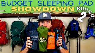 BEST BUDGET SLEEPING PAD Round 2  3 More Backpacking Sleeping Pads Tested amp Reviewed [upl. by Aicekan]