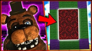 HOW TO MAKE A PORTAL TO THE BEST FNAF DIMENSION  MINECRAFT FIVE NIGHTS AT FREDDYS [upl. by Eitisahc]