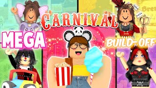 MEGA Carnival BuildOff CHALLENGE Panda Vs 4 FANS [upl. by Funch]