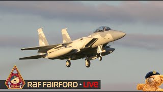 LIVE ROYAL INTERNATIONAL AIR TATTOO 2024 ARRIVALS RED ARROWS F16 TYPHOON • RAF FAIRFORD 170724 [upl. by Juliann]