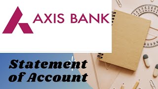 How to download axis bank statement [upl. by Eirallam]