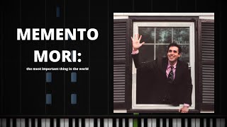 Memento Mori the most important thing in the world by Will Wood  Piano Tutorial [upl. by Aiahc]