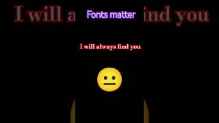 Why fonts matter [upl. by Kcinemod]