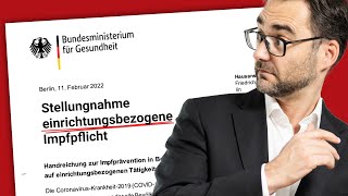 EILMELDUNG Ablauf der Impfpflicht für Gesundheits und Pflegepersonal Gesundheitsministerium [upl. by Jorey]