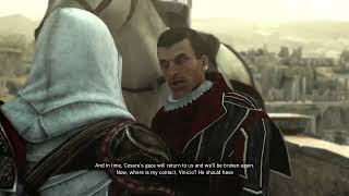 quotA Small Victoryquot  Ezio And Niccolò Machiavelli Scene  Assassins Creed Brotherhood [upl. by Eiralam154]