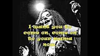 JANIS JOPLIN Cry Baby  Lyrics [upl. by Derward]