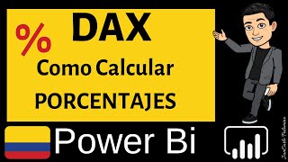 Power Bi Capítulo 49 ✅ Como Calcular PORCENTAJES en Power Bi [upl. by Ayalat486]