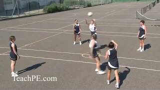 Netball Drill  Defending  Defensive Pairs [upl. by Herwig610]