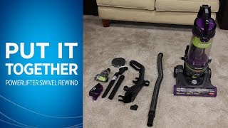 How to Assemble Your BISSELL® Powerlifter™ Swivel Rewind Pet Vacuum Cleaner [upl. by Eanat]