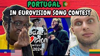 REACTION TO Portugal 🇵🇹 in Eurovision Song Contest 19642024  FIRST TIME WATCHING [upl. by Zacherie]