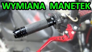 Wymiana manetek w motocyklu [upl. by Imoen]