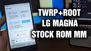 Install Twrp  Root LG Magna H502F [upl. by Imac11]