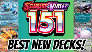 Top 7 Best New 151 Decks for Pokémon TCG Live [upl. by Namyw]