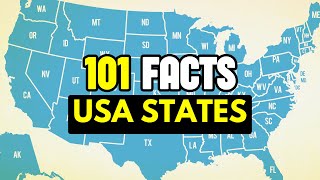 101 MindBlowing Facts About All 50 USA States🌎🇺🇸 [upl. by Haras]