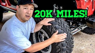 20000 Mile Tire Review Yokohama Geolandar MT [upl. by Ciredec149]