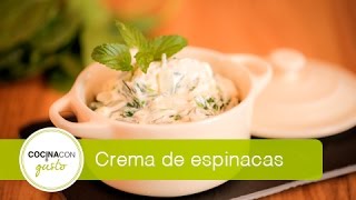 Crema de espinacas [upl. by Cerf]