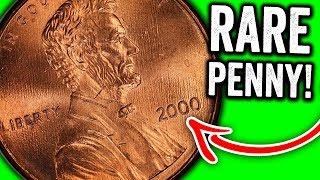 LOOK FOR THESE RARE 2000 PENNIES WORTH MONEY  VALUABLE PENNY COINS TO LOOK FOR IN POCKET CHANGE [upl. by Lina120]