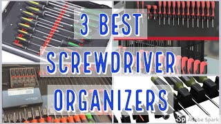 3 of the BEST Screwdriver Organizers How to Stay Organized [upl. by Adnilra]