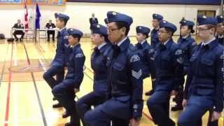 781 Air Cadets Drill Competition  3 [upl. by Ennayllek]