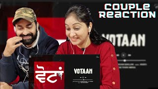 Votaan Official Audio Arjan Dhillon  Mxrci  Latest Punjabi Songs 2022  Couple Reaction Video [upl. by Ahsan]