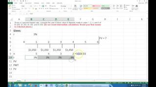 Calculate the Future Value FV of Uneven Cash Flows on Excel  Two Methods [upl. by Erhard]