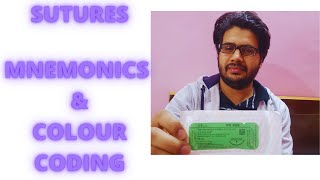 Sutures Materials  With Mnemonics amp Colour coding  Easy Learning [upl. by Anaya456]