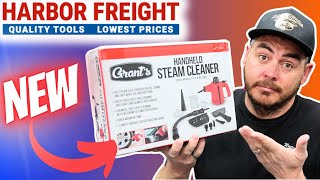 NEW AT HARBOR FREIGHT New Budget Friendly Steam Cleaner  FULL REVIEW [upl. by Jamilla]