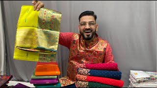 Saree collection  Kasturi paithani live [upl. by Axela744]