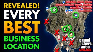 Revealed The BEST Business Locations to Own in GTA Online [upl. by Adnarym]