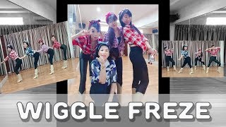 Wiggle Freeze  Line Dance [upl. by Odrarej]