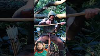 English long bow 🏹 bowandarrow medieval horsebow longbow skyrim gaming fieldarchery archery [upl. by Narut166]