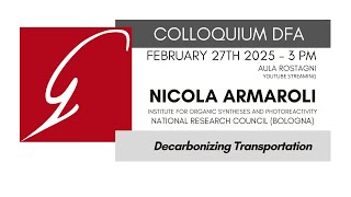 Nicola Armaroli Decarbonizing Transportation [upl. by Anod174]