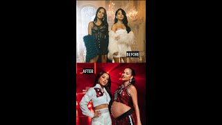 Becky G Natti Natasha  Sin PijamaRam Pam Pam  BeforeAfter [upl. by Pavkovic]