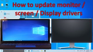 How to update display drivers  windows 10 [upl. by Ytitsahc]