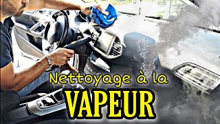 NETTOYER lintérieur de sa voiture à la VAPEUR avec le Karcher SC4 [upl. by Sergio]