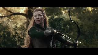 Legolas amp Tauriel save dwarves by Orcs  The Hobbit 2013 [upl. by Lura473]