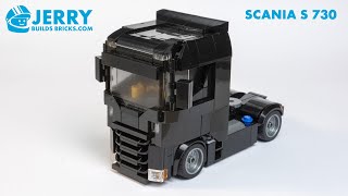 LEGO Scania S 730 instructions MOC 114 [upl. by Adlev117]