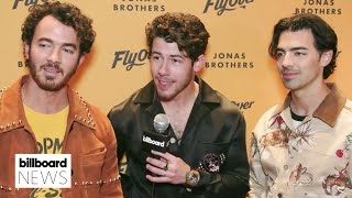 Jonas Brothers On Vegas Residency New Album The Album Becoming Fathers amp More  Billboard News [upl. by Granniah]