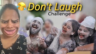 Do Not Laugh Challenge gone fully wrong 🤣  ramwithjaanu [upl. by Annuahsal]