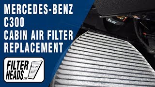 How to Replace Cabin Air Filter 2008 MercedesBenz C300  AQ1161C [upl. by Newman616]