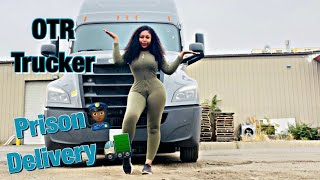 OTR Trucker Prison Delivery  Trip Vlog [upl. by Llet38]