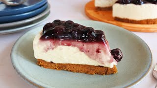 NoBake Blueberry Cheesecake Recipe  Yummy PH [upl. by Nastassia882]