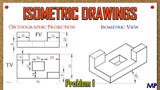 Isometric Views Problem 1 [upl. by Epul31]