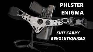 REVIEWING THE PHLSTER ENIGMA Concealed Carry In A Suit Simplified [upl. by Ymarej]