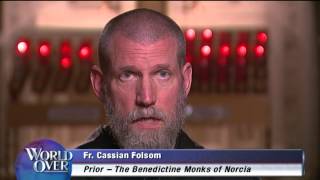 World Over  20150604  Norcia Monks Gregorian Chant Fr Cassian Folsom with Raymond Arroyo [upl. by Anaer]