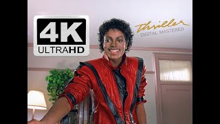 Michael Jackson  Thriller Official 4K Mastered Video [upl. by Ajnotal327]