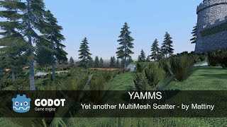 YAMMS  Yet Another MultiMesh Scatter for Godot 4 [upl. by Mikihisa]