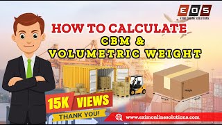 How to Calculate CBM amp Volumetric Weight [upl. by Ilrebmyk]