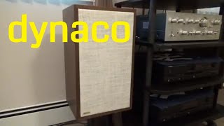 Vintage Dynaco A25 Speakers  Uncovered  Legendary [upl. by Anyek903]