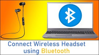 How to connect Bluetooth Headphones to Laptop [upl. by Sset]